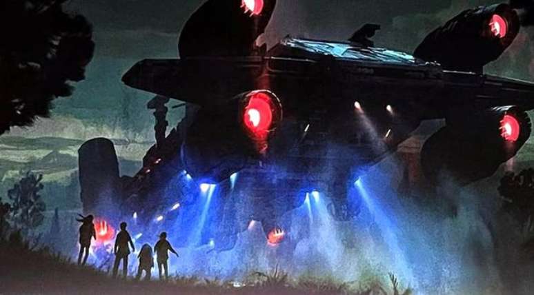 Arte conceitual traz aquela vibe de ET - O Extraterrestre (Imagem: Reprodução/Lucasfilm)