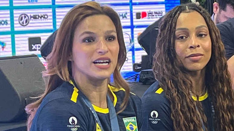 Jade Barbosa e Lorrane Oliveira comentam sobre mudanças após a conquista do pódio inédito na disputa por equipe da ginástica artística feminina