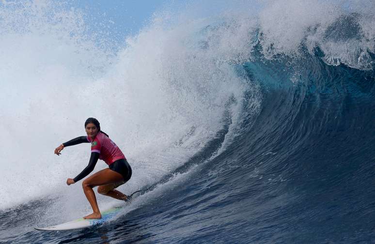 Luana Silva se esforçou para se classificar no surfe dos Jogos Olímpicos