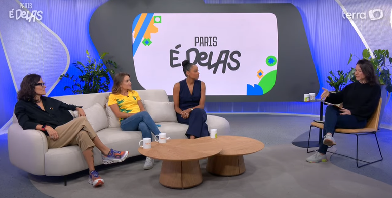 Zélia Duncan, Valery Mello e Fê Isis falaram um pouco sobre a modalidade e as Olimpíadas durante participação no programa Paris É Delas