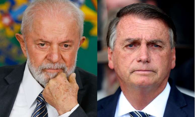 Lula e Jair Bolsonaro