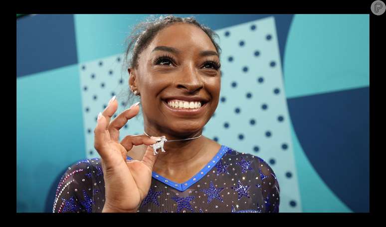 Entenda o que significa o colar de cabra que Simone Biles usa!.