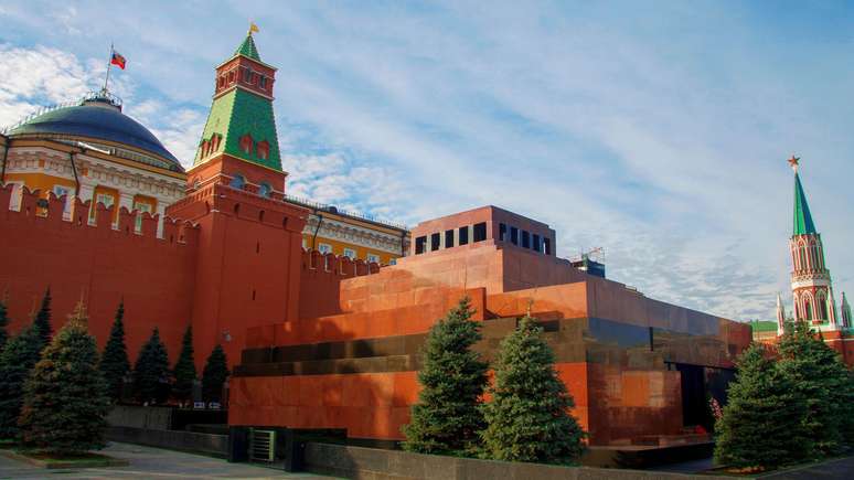 Mausoléu de Lenin na Praça Vermelha de Moscou comemora 100 anos