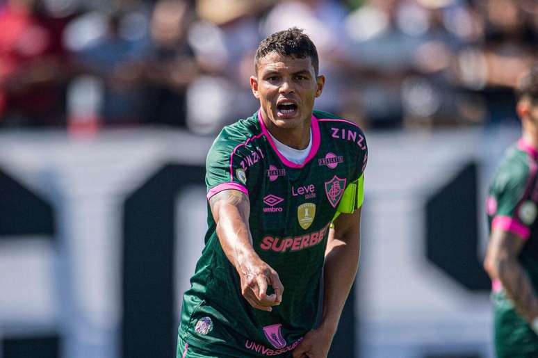 Thiago Silva (Fluminense) durante jogo contra o Red Bull Bragantino, no dia 28.07.2024 