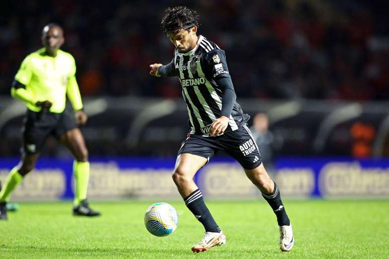 Gustavo Scarpa (Atlético-MG) durante jogo contra o Criciúma, no dia 26.06.2024 