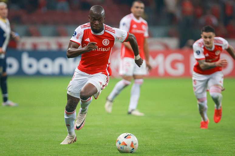  Enner Valencia (Internacional) durante jogo contra o Rosario Central, no dia 24.07.2024 