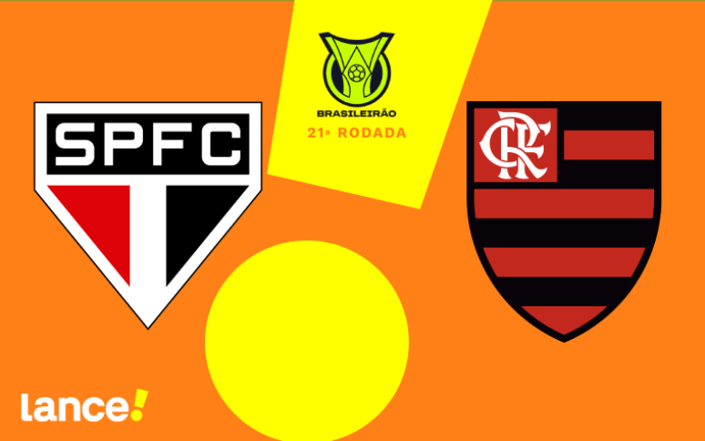 São Paulo e Flamengo se enfrentam, pela 21ª rodada em São Paulo, no Campeonato Brasileiro