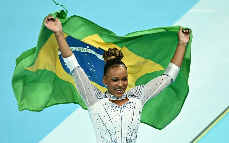 Rebeca Andrade conquistou sua segunda medalhas nas Olimpíadas de Paris