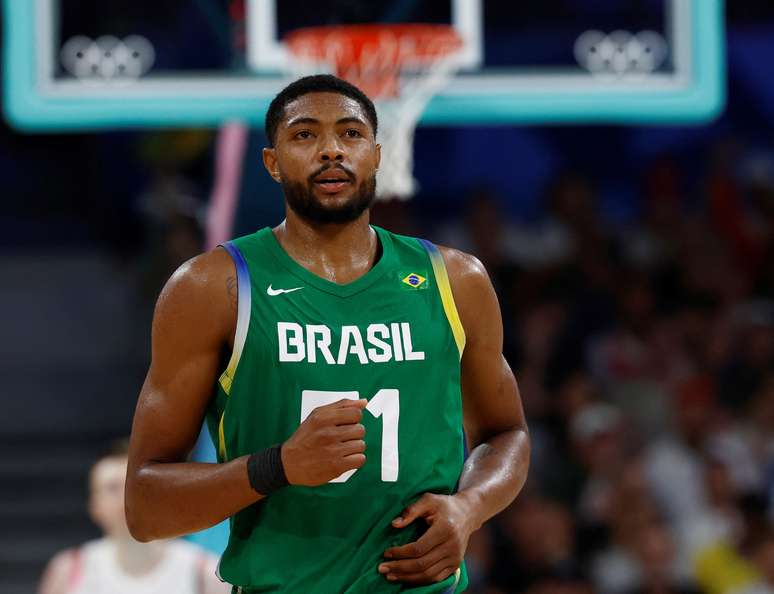 Bruno Caboclo, atleta da seleção brasileira de basquete masculino