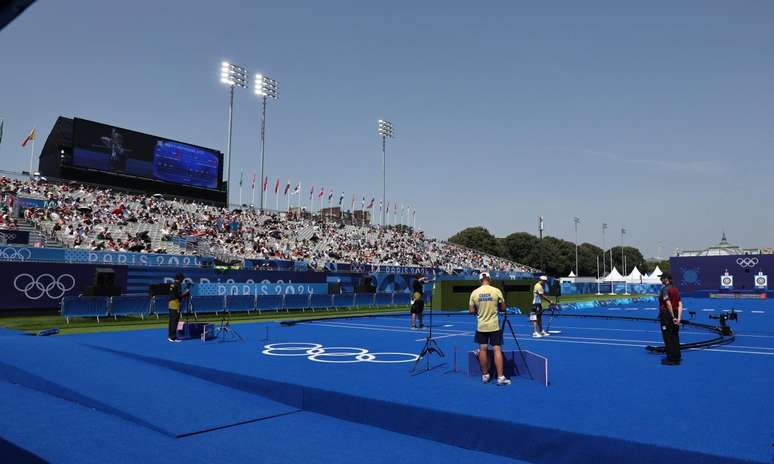 Ambiente das eliminatórias em Paris (Miriam Jeske/COB)