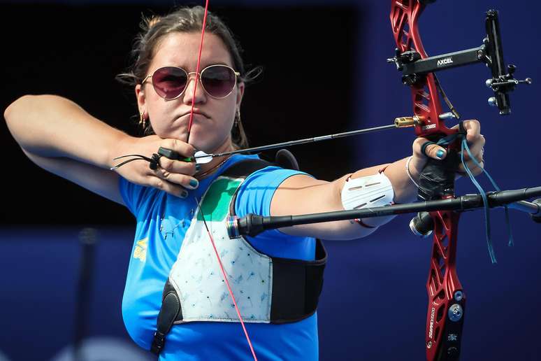 A brasileira Ana Luiza Caetano foi eliminada pela francesa Lisa Barbelin no tiro com arco