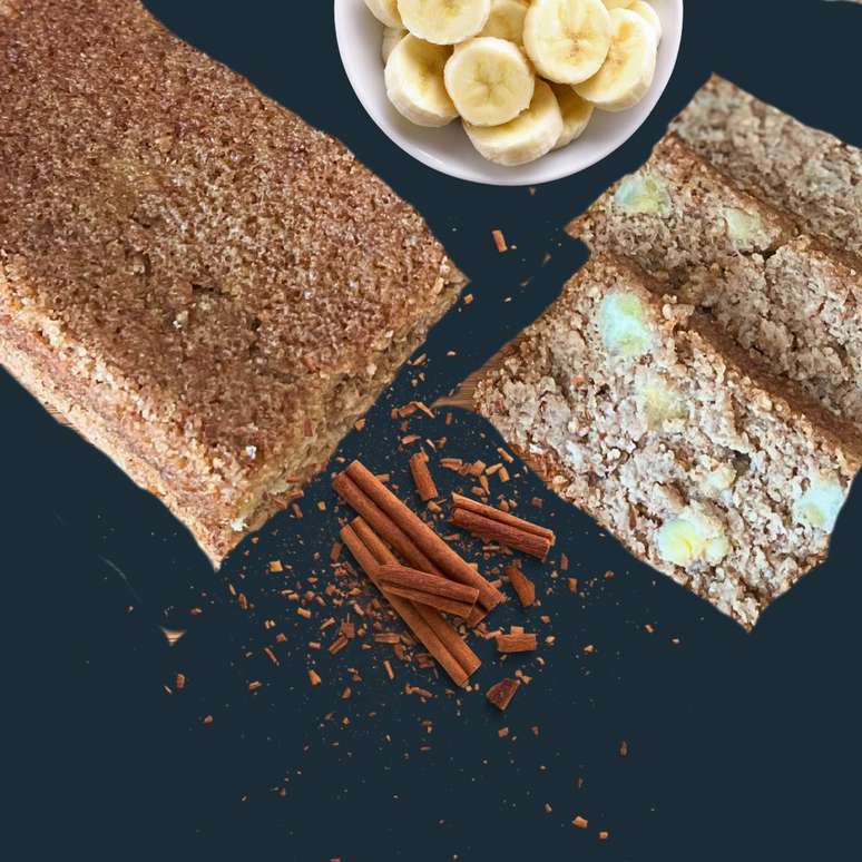 Bolo de banana com aveia na Airfryer