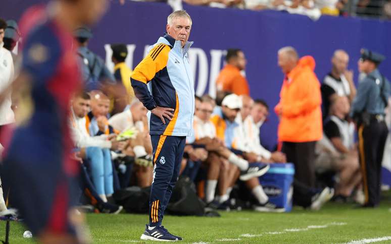 Ancelotti minimizou derrota do Real Madrid diante do Barcelona