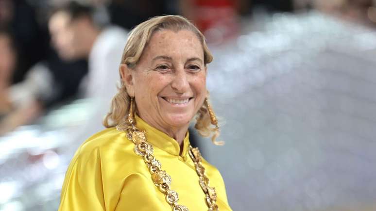 Designer italiana Miuccia Prada está por trás das marcas de moda Prada e Miu Miu