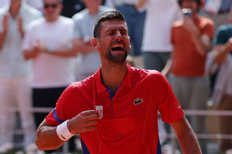 Djokovic chora com ouro olímpico