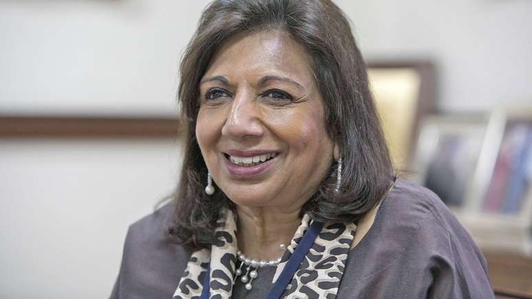 Kiran Mazumdar-Shaw é primeira mulher na Índia a se tornar bilionária por conta própria