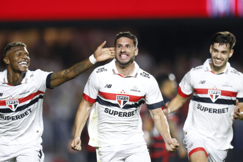 Calleri marcou na vitória do São Paulo contra o Flamengo 