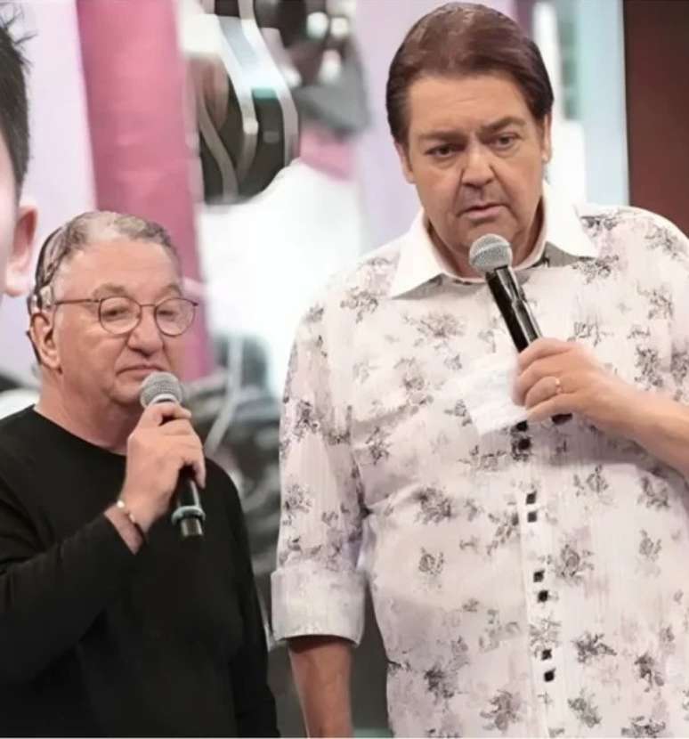 Dupla dinâmica: Caçulinha e Faustão trabalharam juntos, em shows e na TV, por quase 40 anos