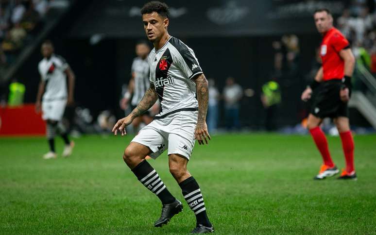 Philippe Coutinho desfalca o Vasco diante do Atlético-GO, pela Copa do Brasil