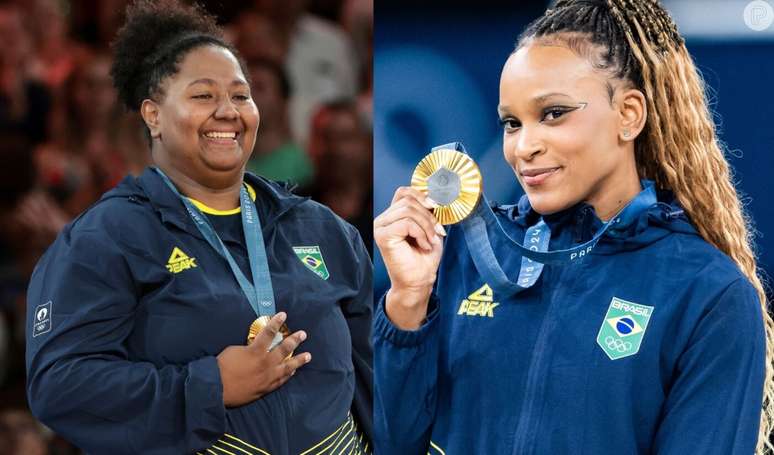 Beatriz Souza e Rebeca Andrade conquistaram ouro para o Brasil nas Olimpíadas 2024; quase ninguém sabe mas ambas são do signo Touro.