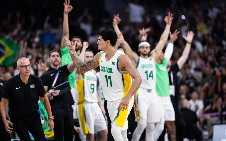 Brasil encara os EUA no basquete masculino