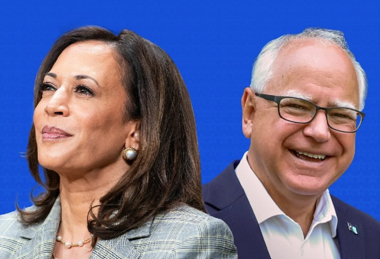 Kamala Harris anuncia Tim Walz como vice na disputa pela Casa Branca