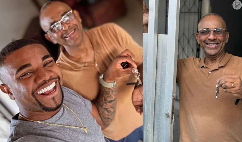 Davi, campeão do 'BBB 24', deu uma casa reformada para o pai.