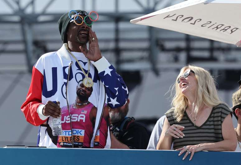 Snoop Dogg marca presença na final do skate park