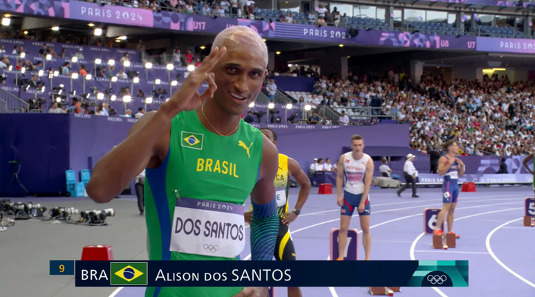 Alison dos Santos encara a semi dos 400m com barreiras