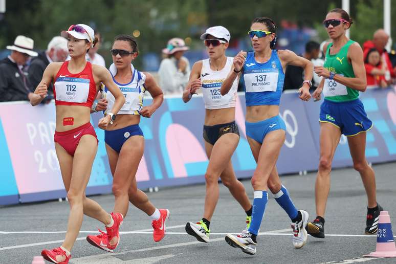 Revezamento misto da marcha atlética em Paris
