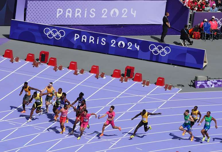 Brasil não avança no revezamento 4x100m masculino