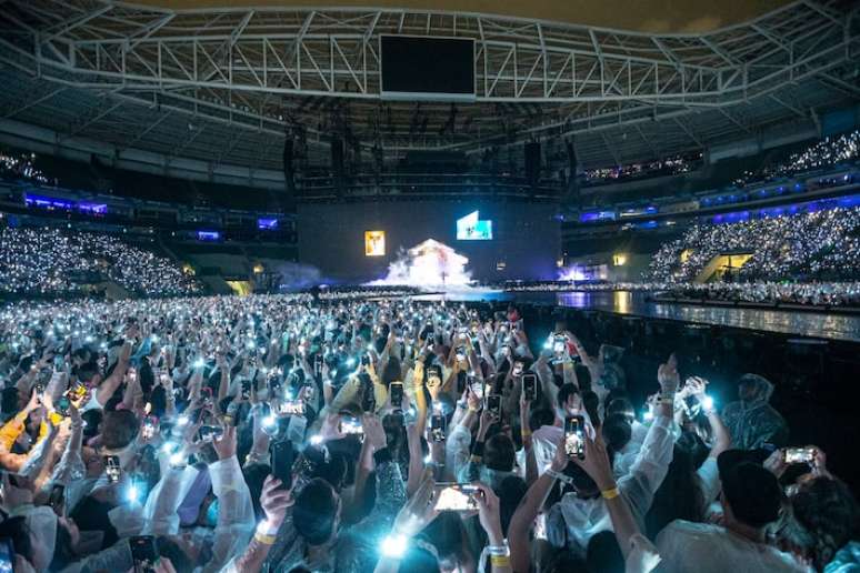 P&uacute;blico no show de Taylor Swift em S&atilde;o Paulo