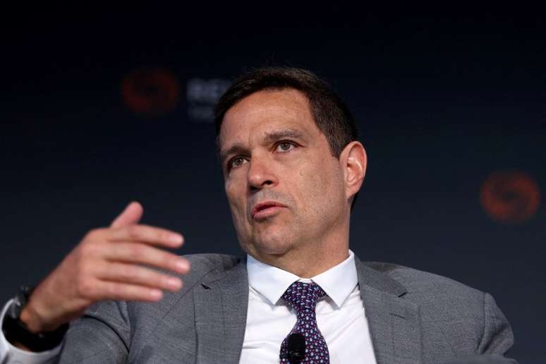 Presidente do Banco Central, Roberto Campos Neto, durante evento ReutersNEXT, em Nova York, EUA
09/11/2023
REUTERS/Brendan McDermid