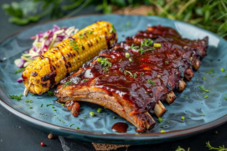 Costela ao molho barbecue