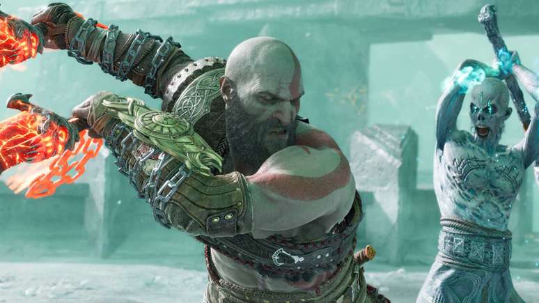God of War Ragnarok continua a hist&oacute;ria de Kratos e Atreus 