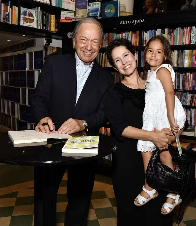 Pedro Malan, Cecilia Malan e sua filha, Olímpia Malan (Divulgação/Cristina Granato)