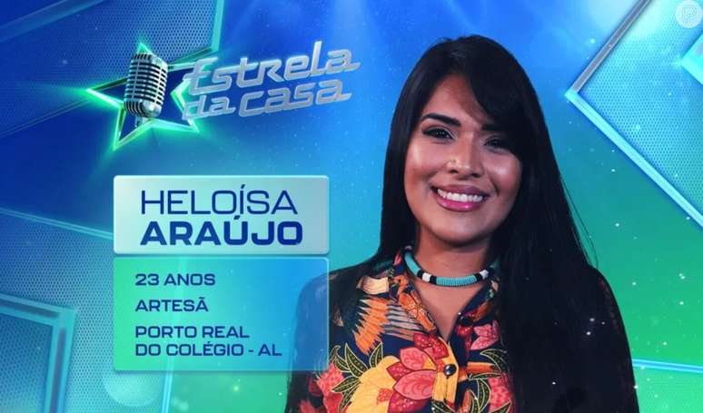 Heloísa Araújo, do 'Estrela da Casa', é indígena e é uma das participantes.