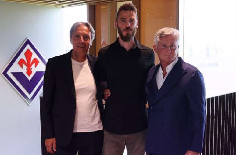 De Gea é o novo reforço da Fiorentina para a próxima temporada – Foto Divulgação / Fiorentina