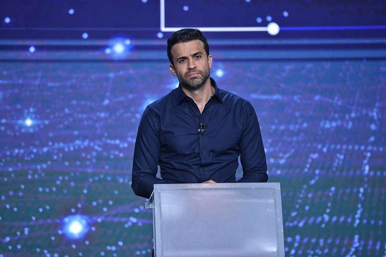 Pablo Marçal durante debate na Band São Paulo