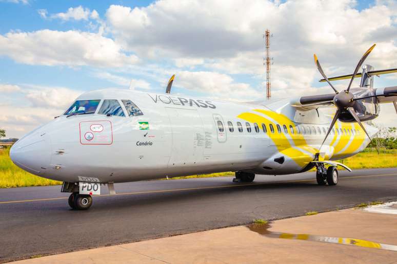 Imagem de modelo de avião que caiu em Valinhos, no interior de SP 