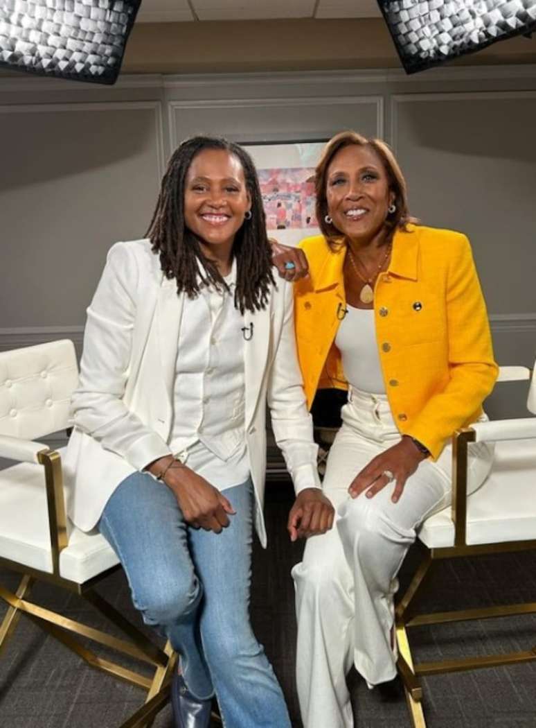 Marion Jones, mantém vida midiática e concede entrevistas sobre resiliência, em programas como Good Morning America, da emissora norte-americana ABC, apresentado por Robin Roberts.