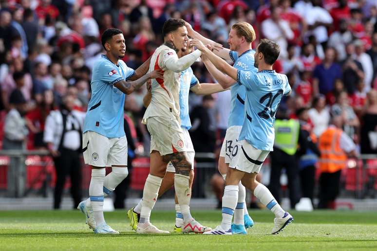 Manchester City vence United em Wembley. 