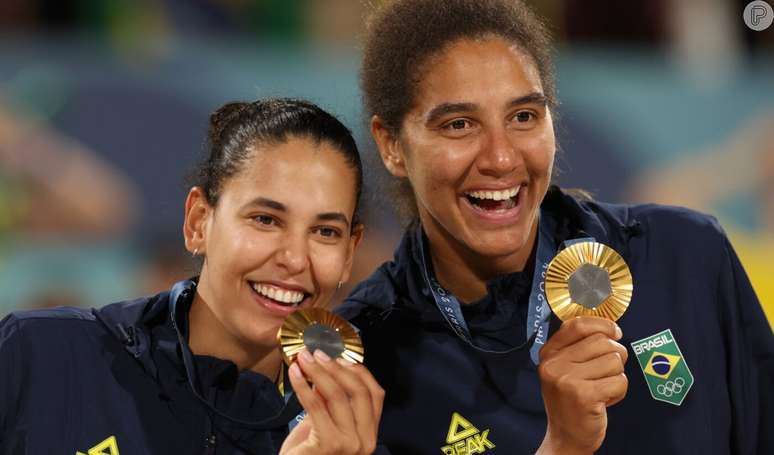 Ana Patrícia e Duda ganharam terceira medalha de ouro para o Brasil nas Olímpiadas 2024 no vôlei de praia.