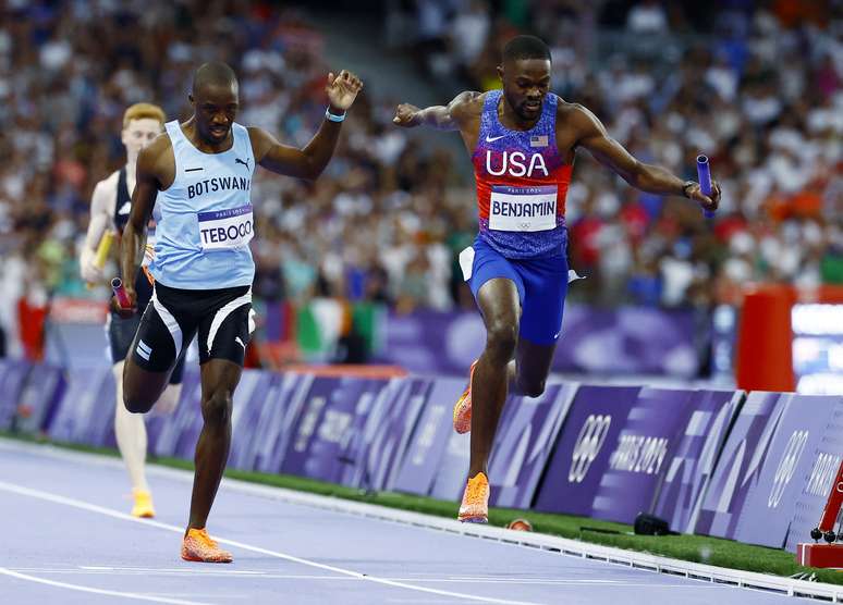 Estados Unidos vencem revezamento 4x100m masculino