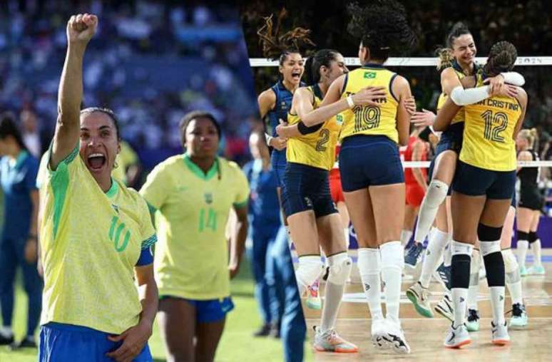 Na despedida de Marta, Brasil fica com a prata. No vôlei, na despedida de Thaysa, a medalha foi de bronze