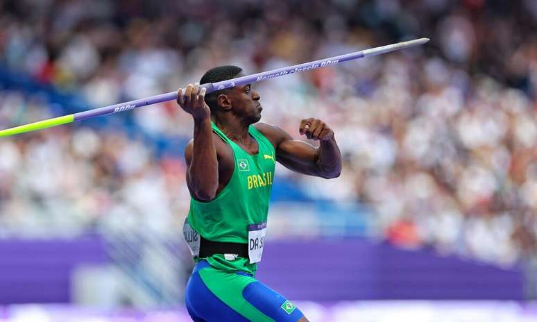 Luiz Maur&iacute;cio da Silva bateu recorde sul-americano do lan&ccedil;amento de dardo (Wagner Carmo/CBAt)
