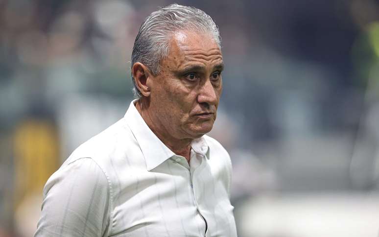 Tite elogiou o elenco do Flamengo e desempenho no empate com o Palmeiras