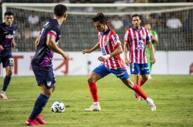 João Félix em ação com a camisa do Atlético de Madrid –