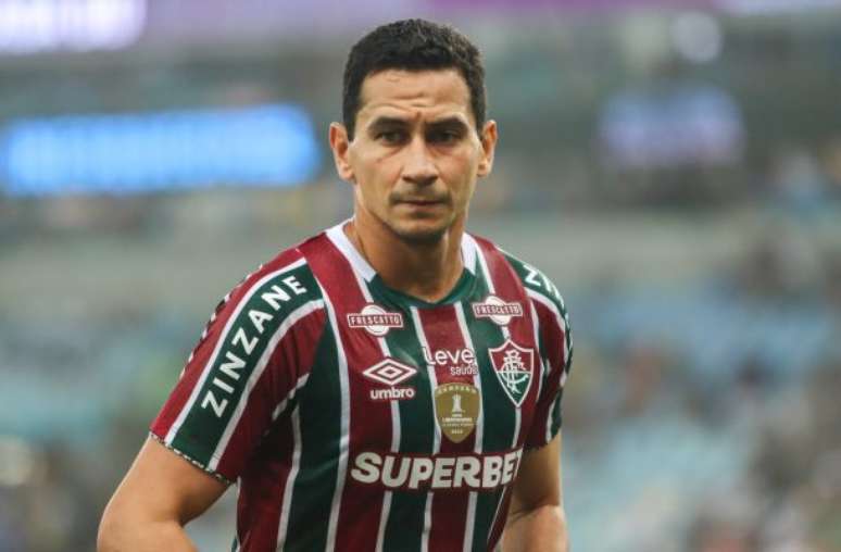 Ganso em ação com a camisa do Fluminense –