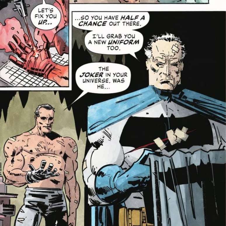 Batman ganha mão biônica do Batman Cavaleiro das Trevas (Imagem: Reprodução/DC Comics)